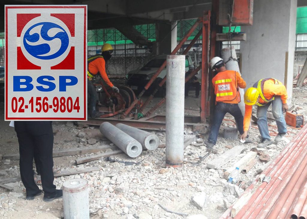 micropile spun micropile ไมโครไพล์ สปันไมโครไพล์เสาเข็มต่อเติม ตอกเสาเข็ม เสาเข็มตอก